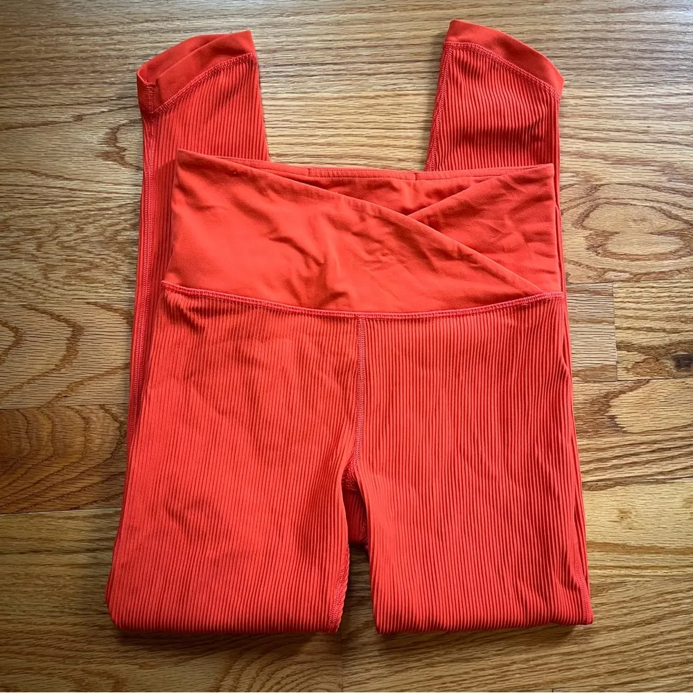 Elation Crossover Rib 7/8 Tight in Flame Orange Size small - Image 3