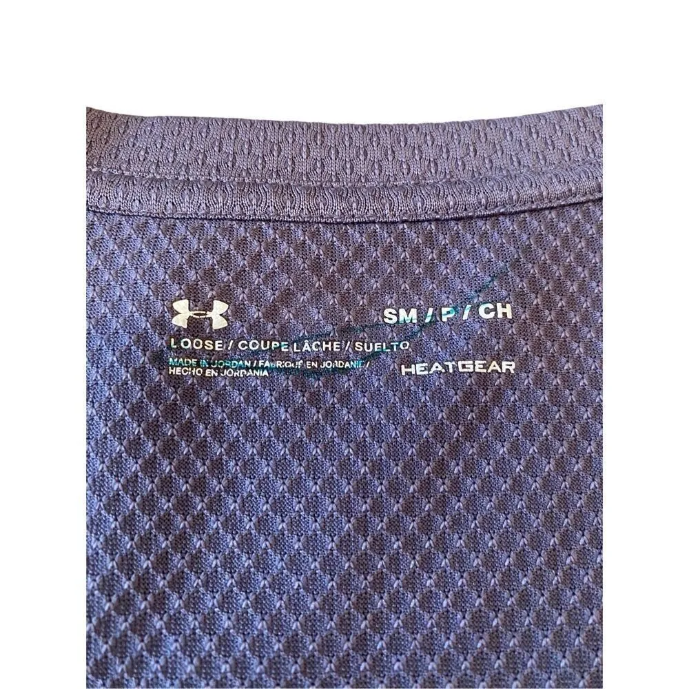 Under Armour Heat Gear Loose Fit T Shirt Athletic Sporty - Image 5