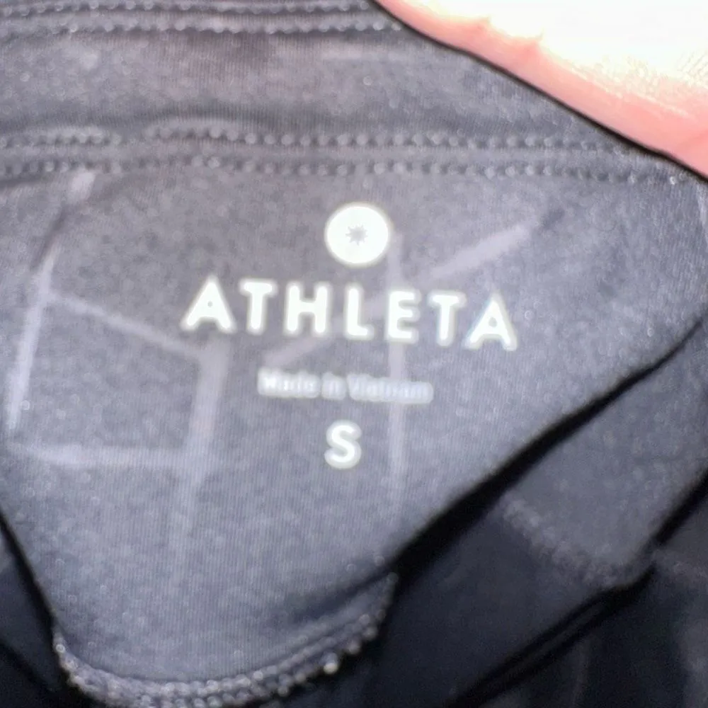 Athleta black Aura Sonar artsy design Athleisure S workout leggings - Image 3
