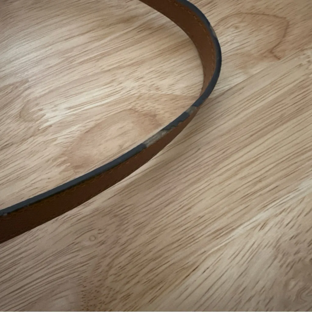 Michael Kors Kempton Nylon Satchel Tote Purse Shoulder Bag in Navy and Brown - Image 12