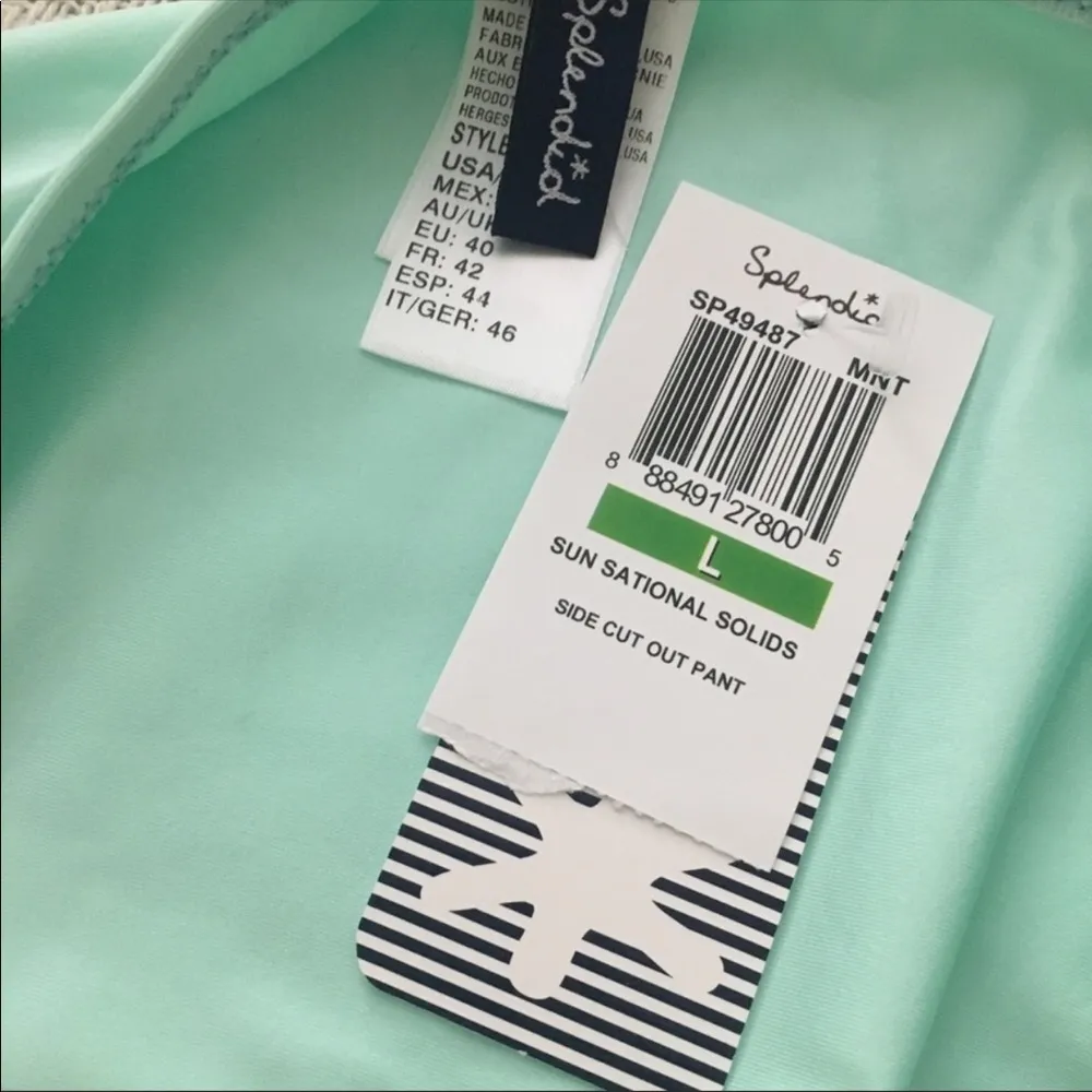 Splendid 🆕  Turquoise Bikini Bottoms - Image 3