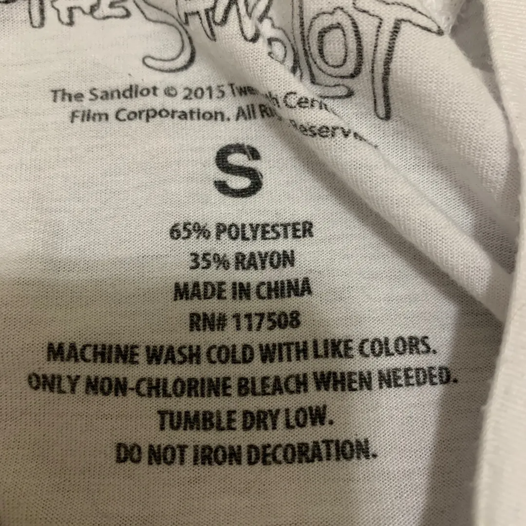 The Sandlot ''You're Killing Me Smalls' White Top - Image 7