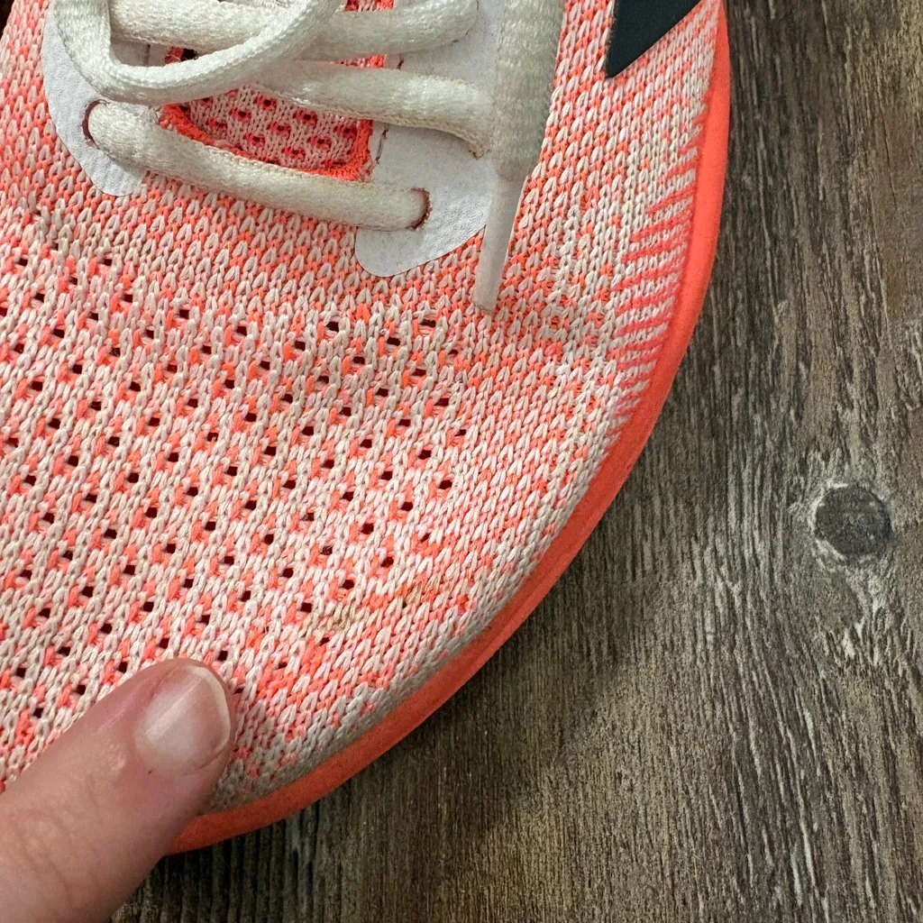 Adidas Bounce Pink Coral Running Sneakers 6 Activewear Walking Gym Workout - Image 8