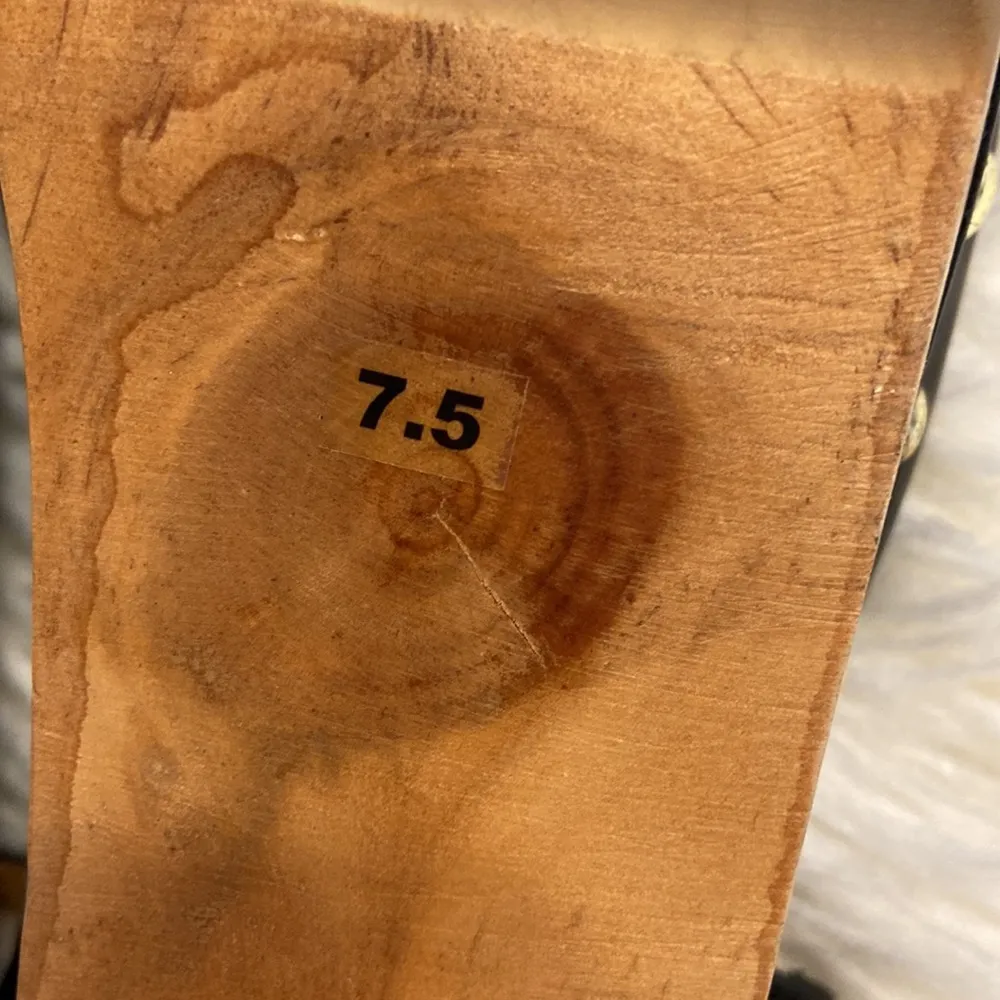 DIBA Shoes size 7.5 excellent condition real leather black color - Image 5