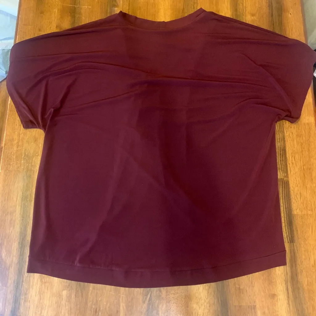 Lane Bryant NWT Cardigan 18/20 Deep Burgundy/Maroon Short Sleeve Lightweight - Image 7