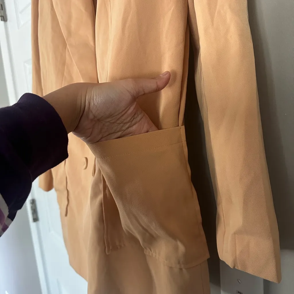 Forever 21 Nude Brown Blazer Neutral Office NWT - Image 4