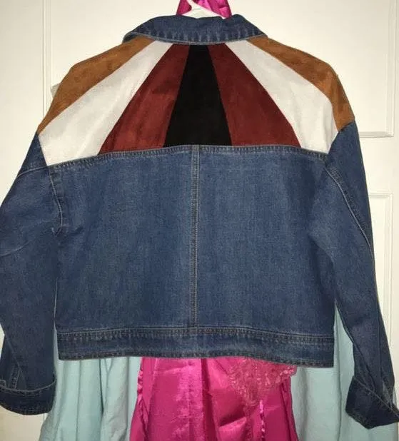 Forever 21 Colorblock Denim Jacket - Image 4