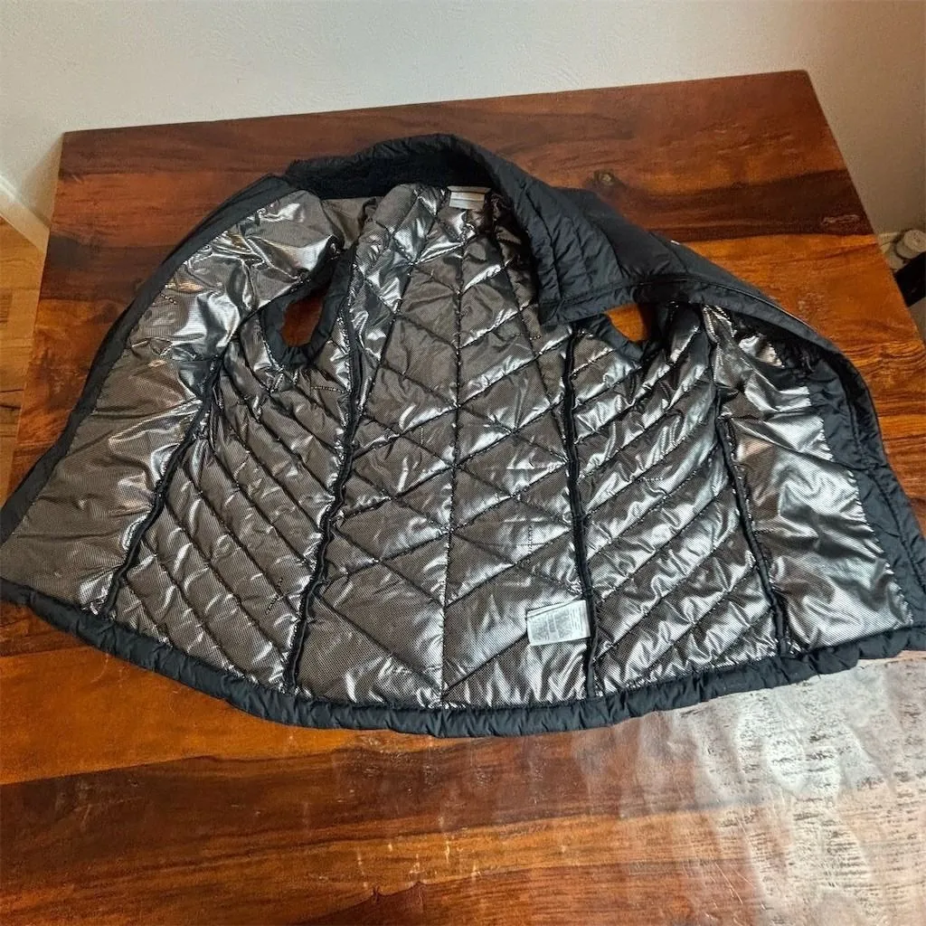 Columbia Heavenly II Puffer Vest Womens Size S Black Omni-Heat Full Zip - Image 9