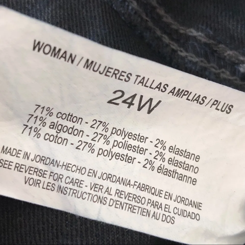 Bandolino Mandie Bootcut Laurel Blue Jeans Luxe 360 flex Denim Plus Size 24W NWT - Image 7