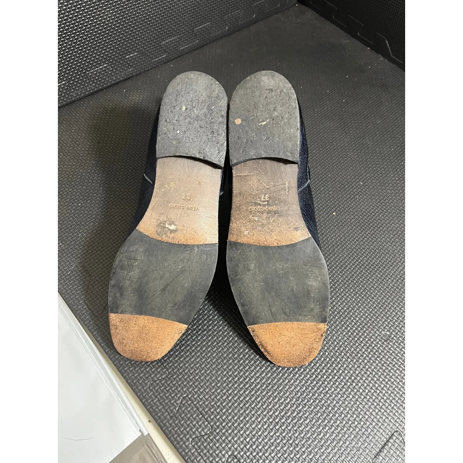 Boemos Womens Blue Metallic Chelsea Pull On Boots Edgy Retro Luxe Size 37 US 6.5 - Image 5