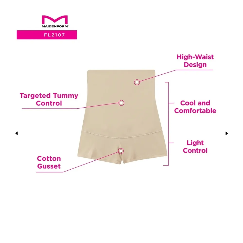 Maidenform  shapewear. Beige. Size Large - Image 5