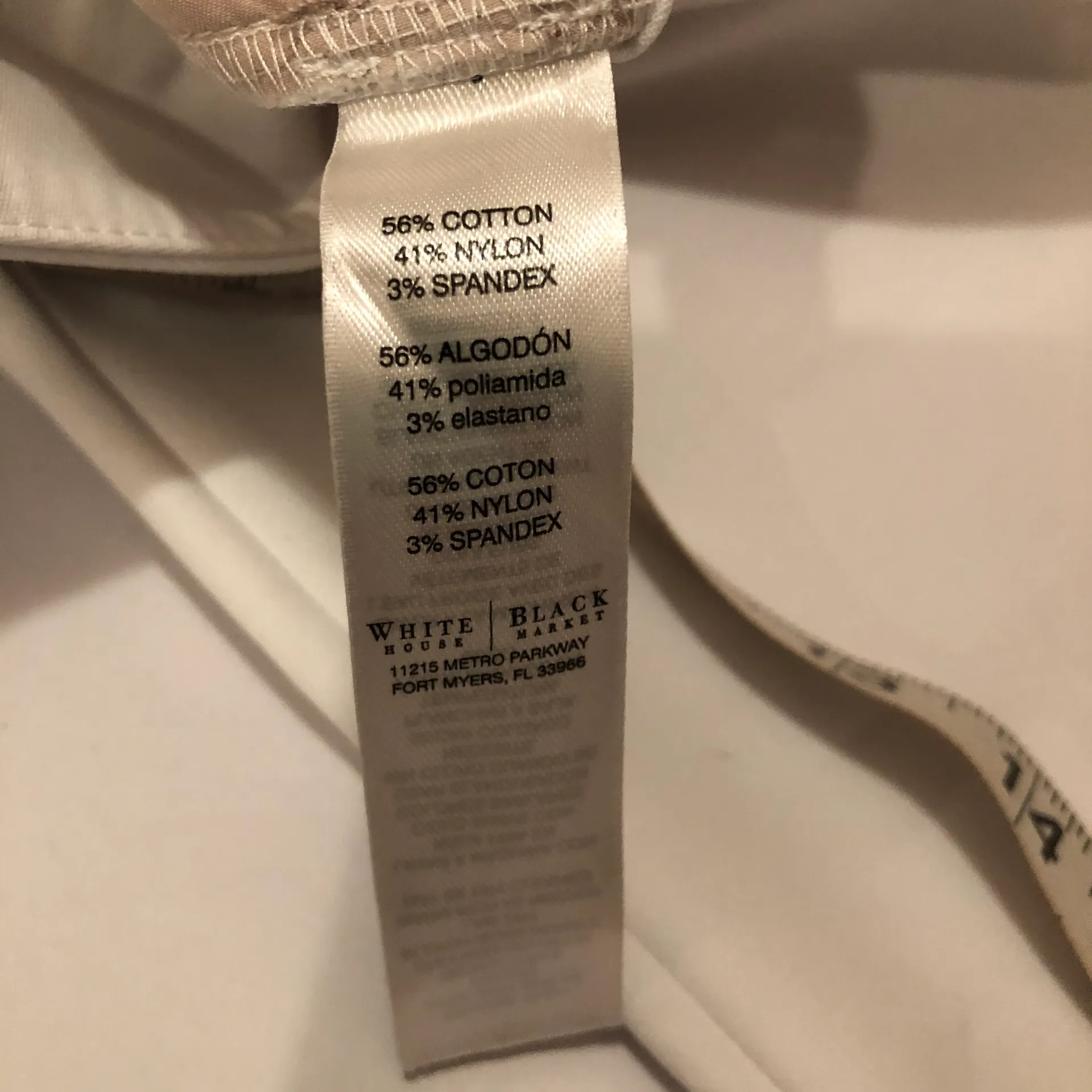 NWT WHBM white crop pants size 2 - Image 7