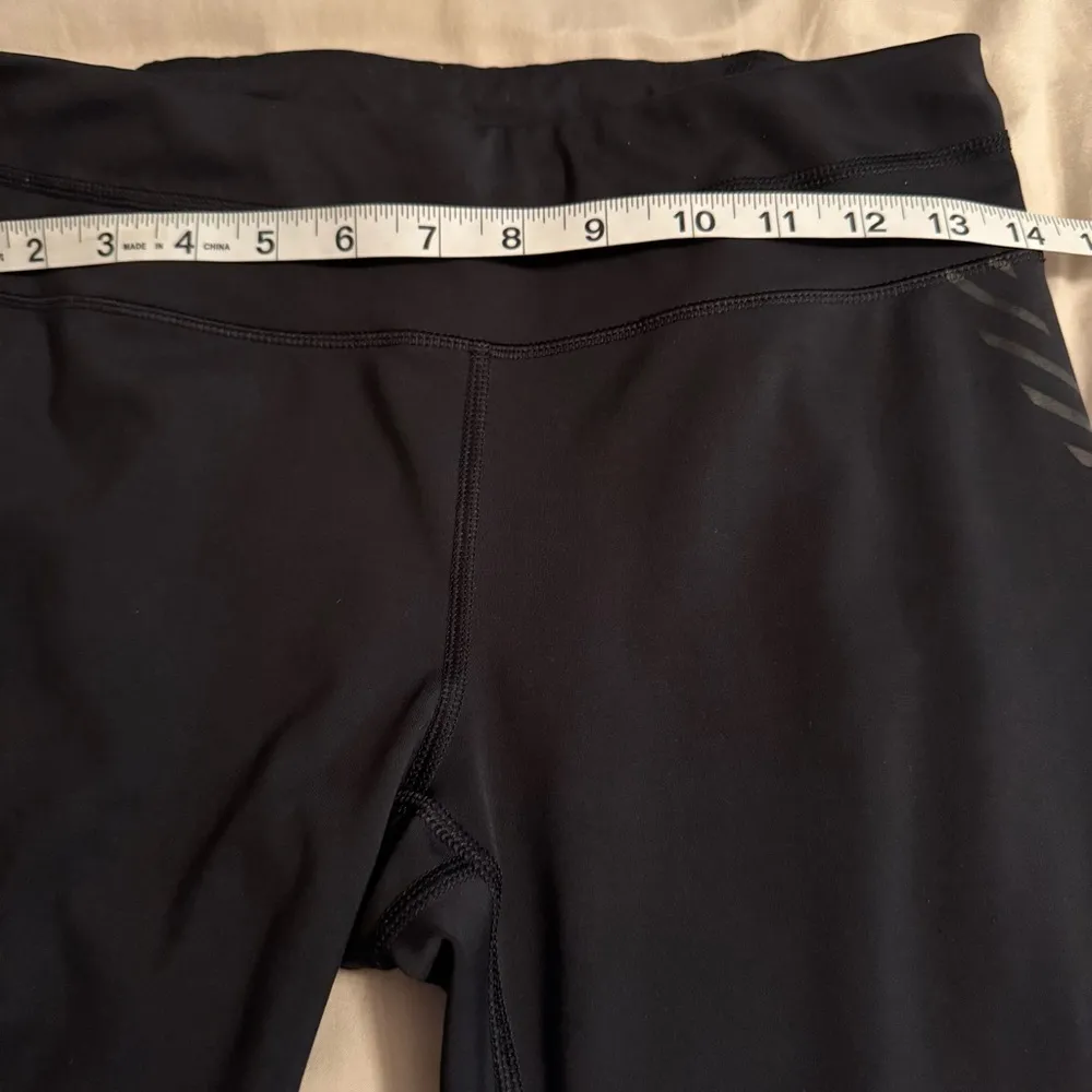 Athleta Womens Size S Spectrum Sonar 7/8 Tight Leggings Black Reflective Stripes - Image 11