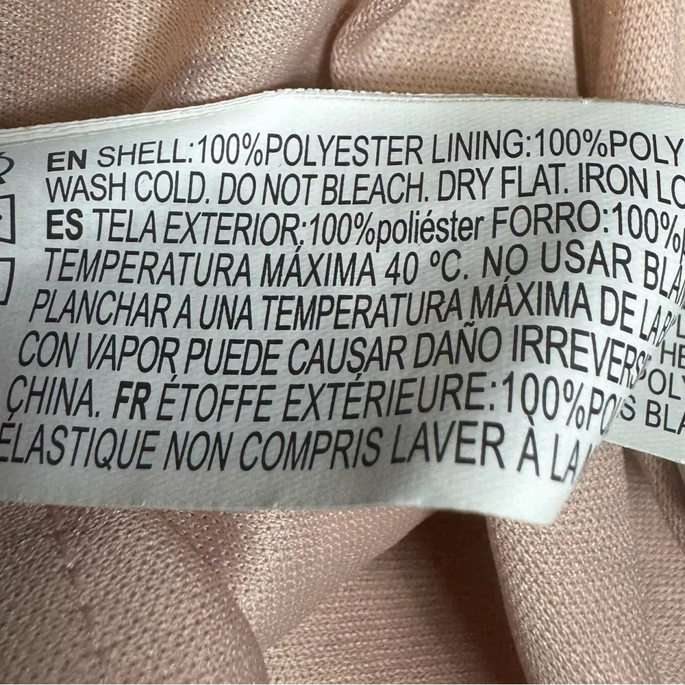 Pink fuzzy eyelash fringe sparkling cami mini dress size small - Image 9