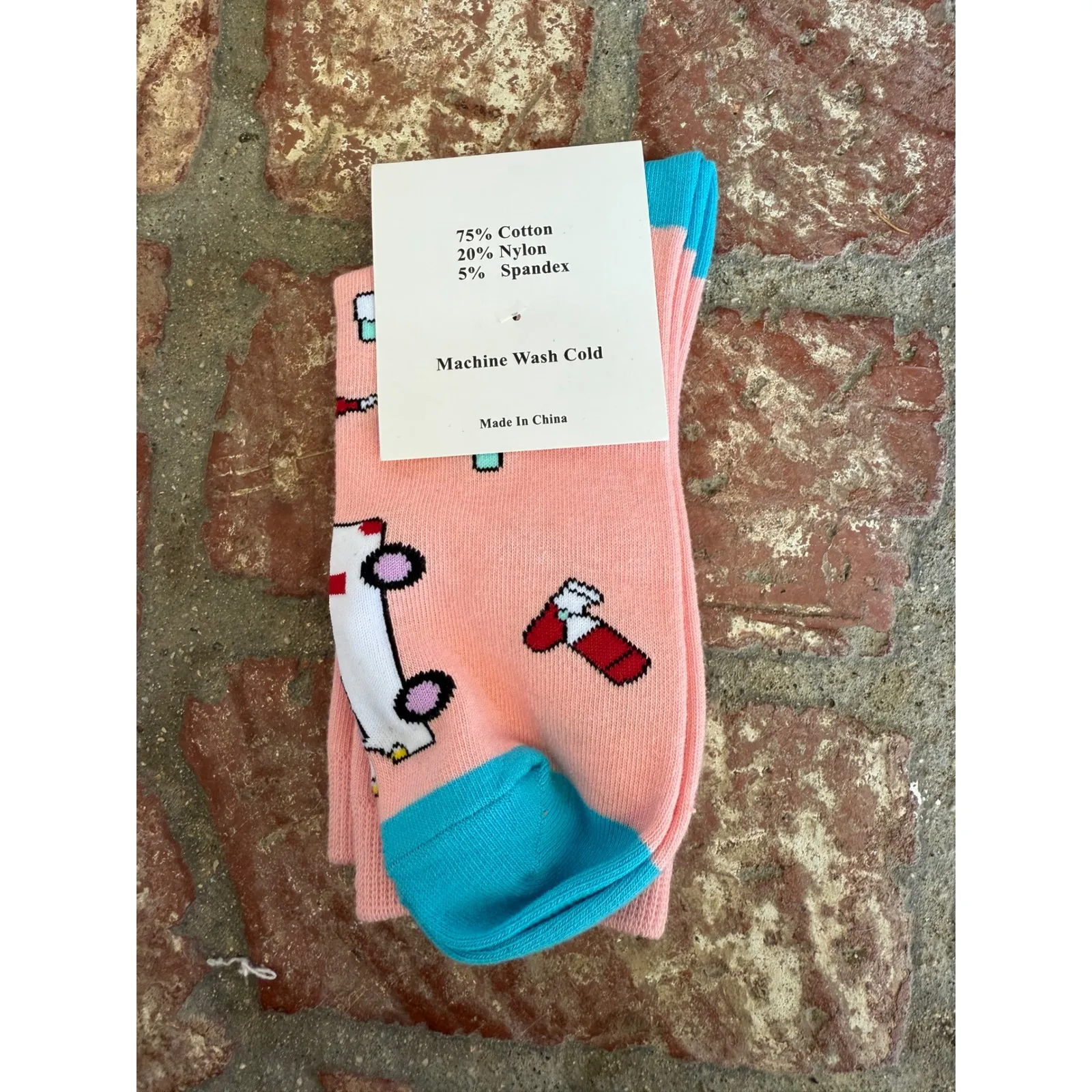 Women's Nurse Socks One Size Fits‎ Shoe Size 6 - Image 2