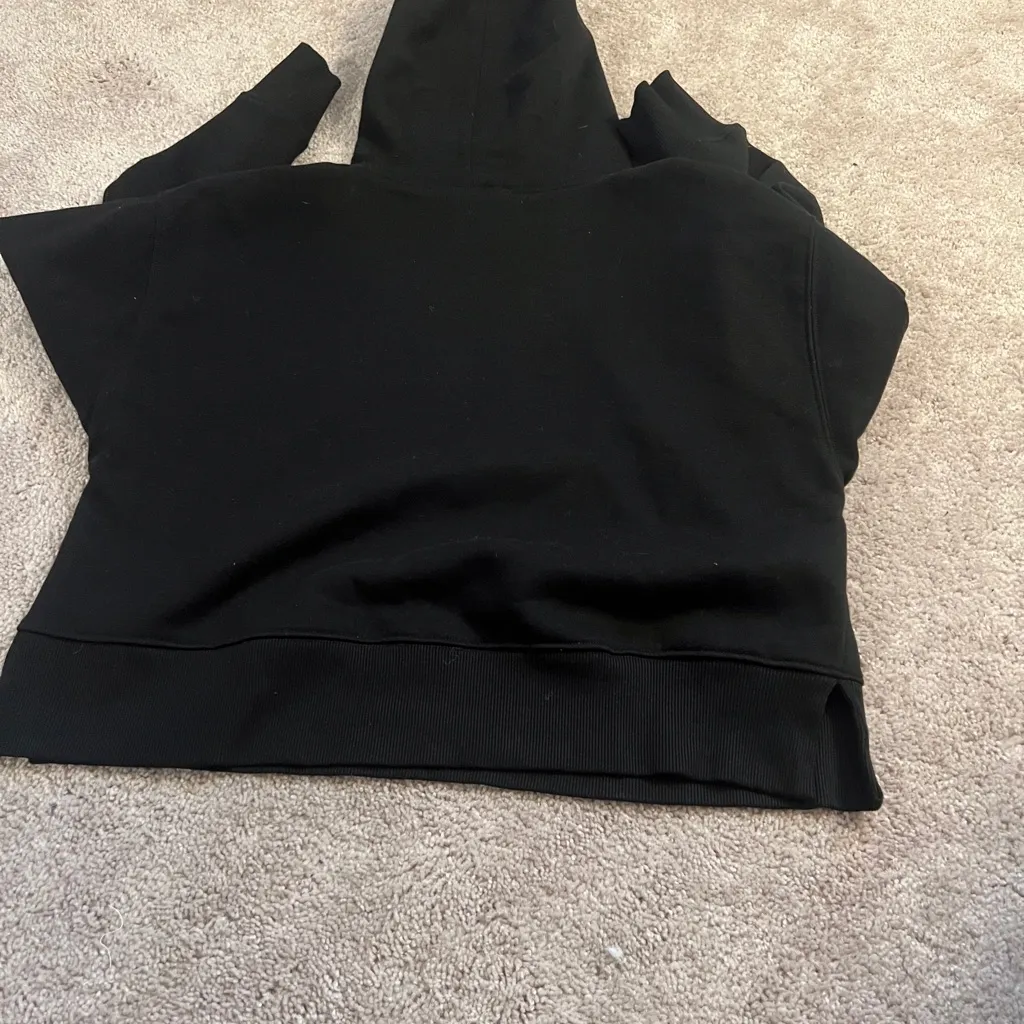 Zara Black Hoodie Jacket - Image 2