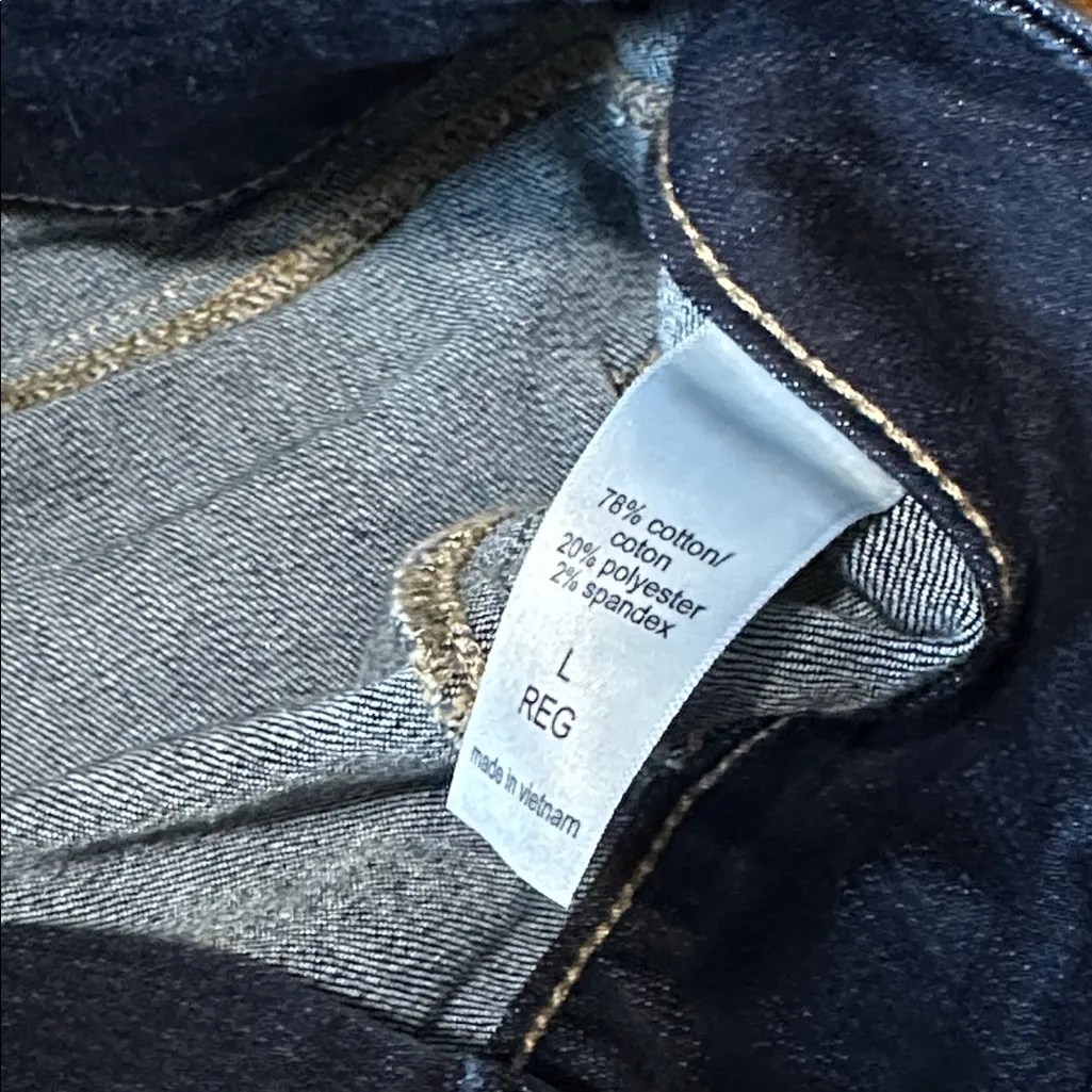 Maurices Women’s Super High Rise Cropped Jeans, Sz Large - Image 3