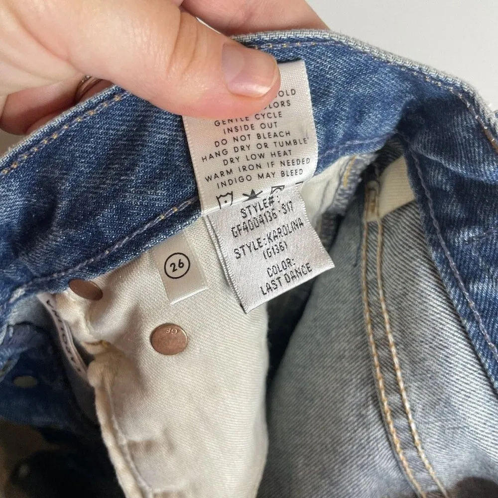 GRLFRND NWT Karolina High Rise Skinny Jean In Last Dance Medium Wash Size 26 - Image 17