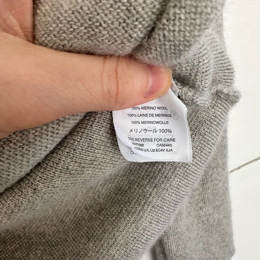 J. Crew Grey Women’s XXS Sweater Blazer Flawed Gray - Image 3