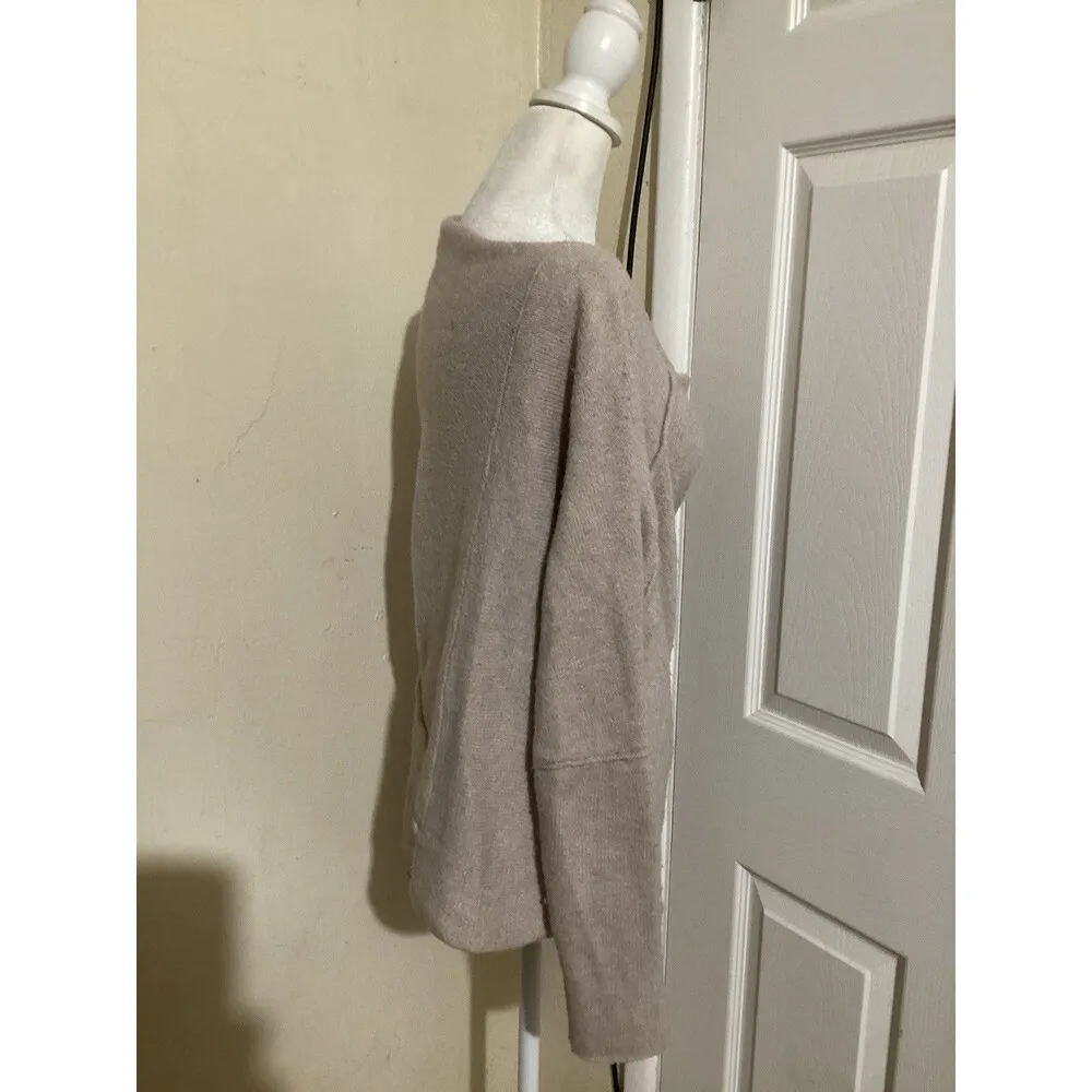 Free People Beige Love Harmony Wool Sweater M - Image 3