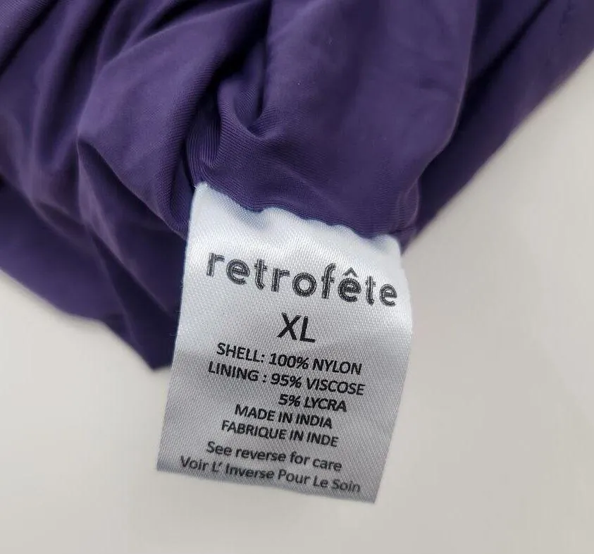 Retrofête Retrofete Berline Sequin Mini Dress Purple Size XL Open Back NWT - Image 10