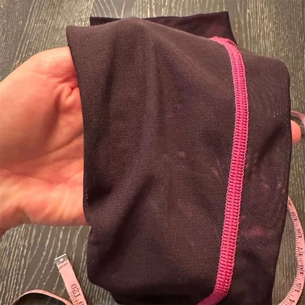 Lululemon High-Rise Leggings Pink Tie-Dye Mesh Yoga Running Gym Women's Size 4 - Image 8