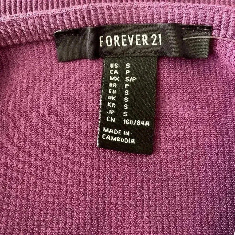 🆕Forever21 Purple Lattice Cami-Strap Bodycon Dress S🆕 - Image 7