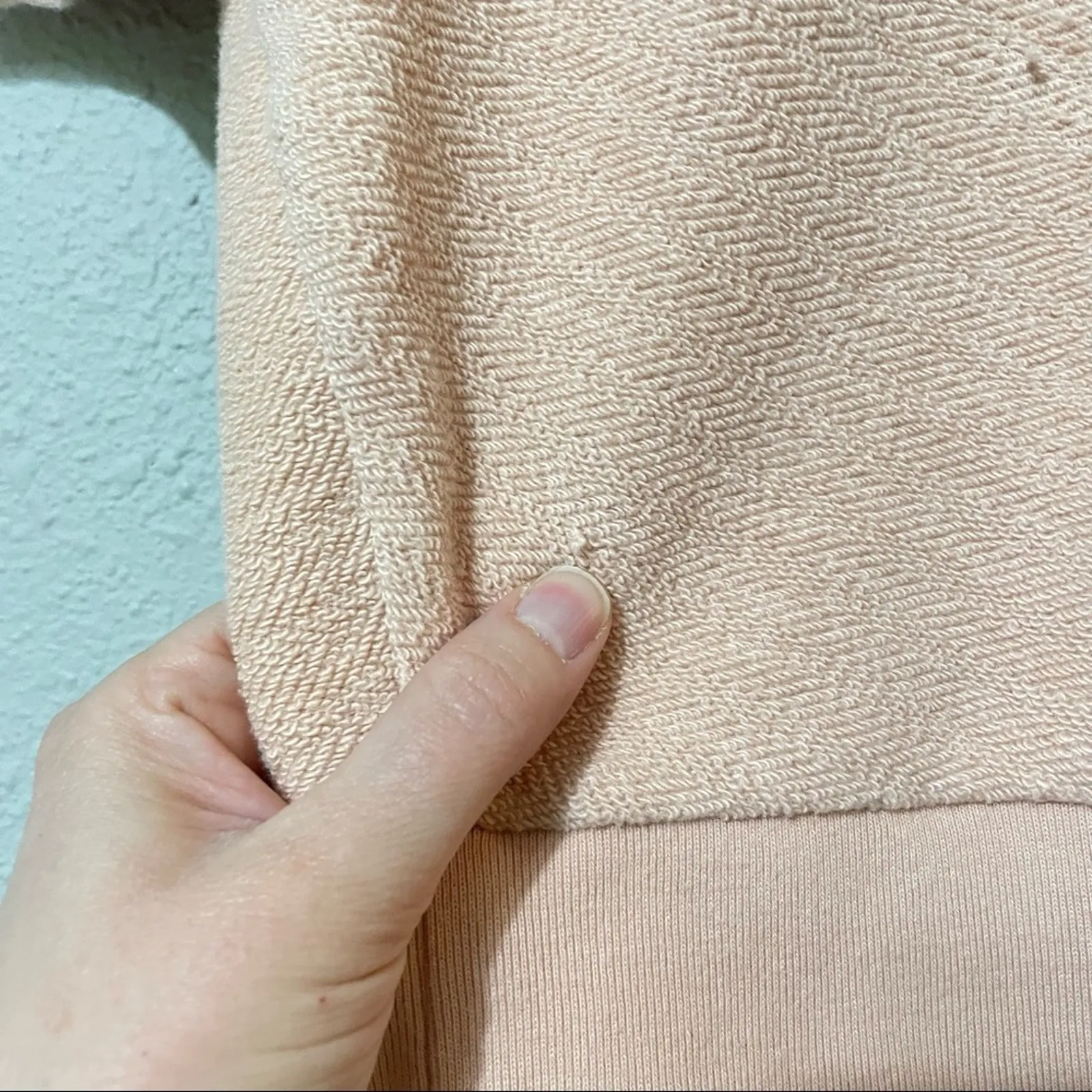 J Crew Peach Puff Short Sleeve Sweater Womens XXS Boxy Fit Fall Preppy Crew Neck - Image 3