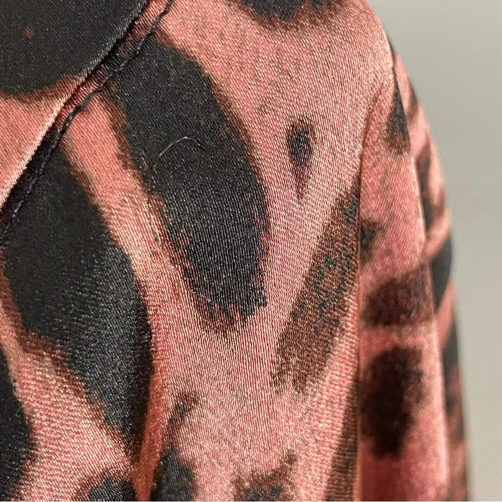 Traffic People Wrap Skirt Leopard Print XL Animal Pattern‎ Playful Funky Flirty Pink - Image 10