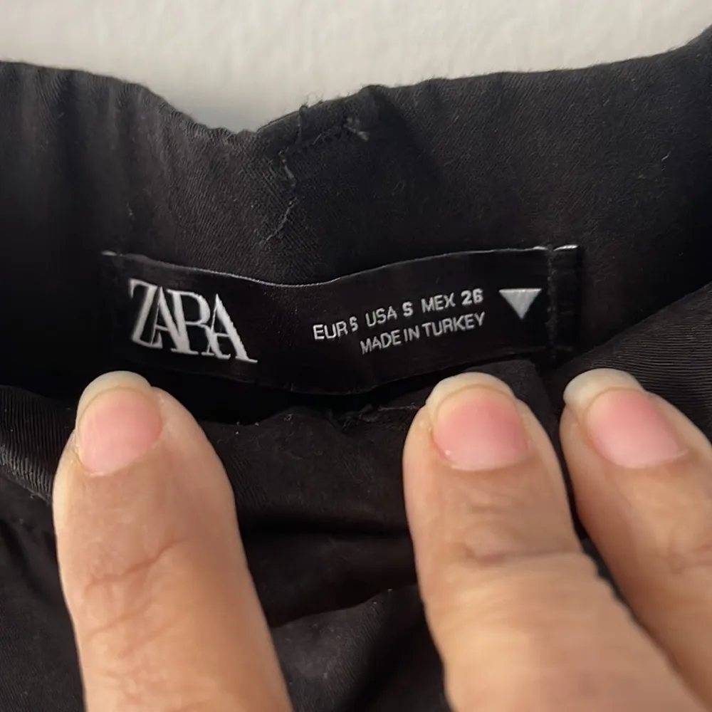 ZARA -  Wide Leg Slacks Black Size Small - Image 8