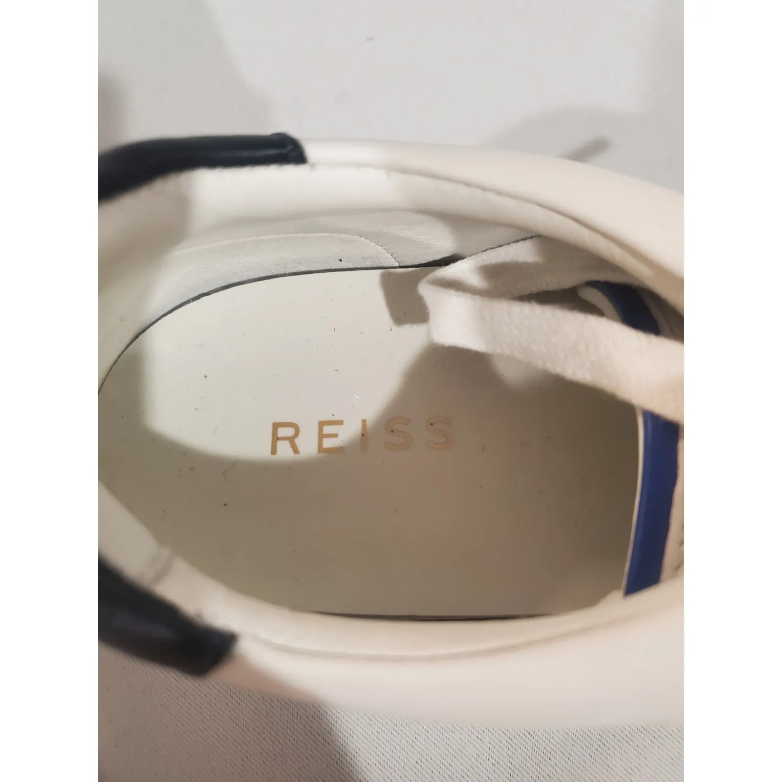 Ashley Leather Suede Low Top Trainers by Reiss.s54 - Image 4