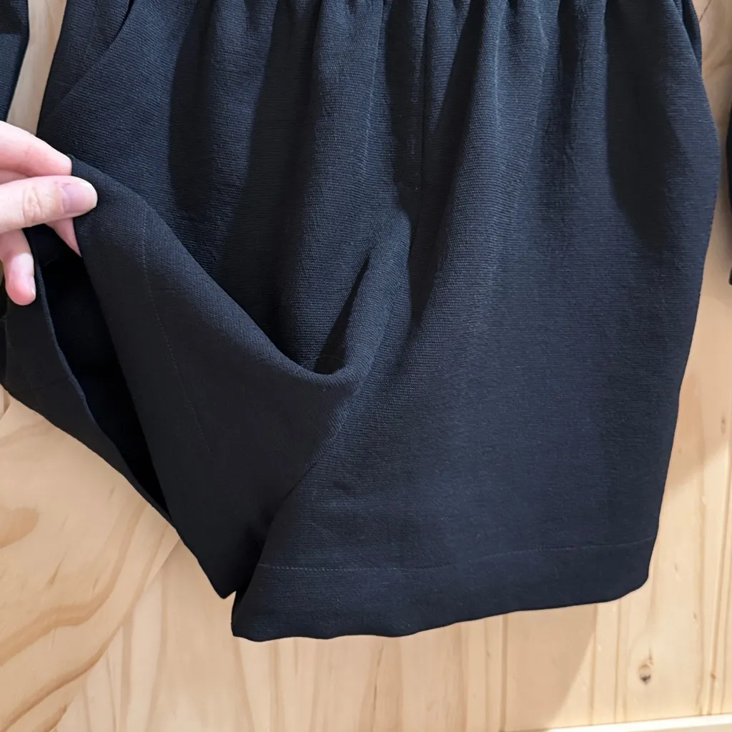 Aritzia Wilfred - Grignard Black Long Sleeve Romper - Small - Image 4