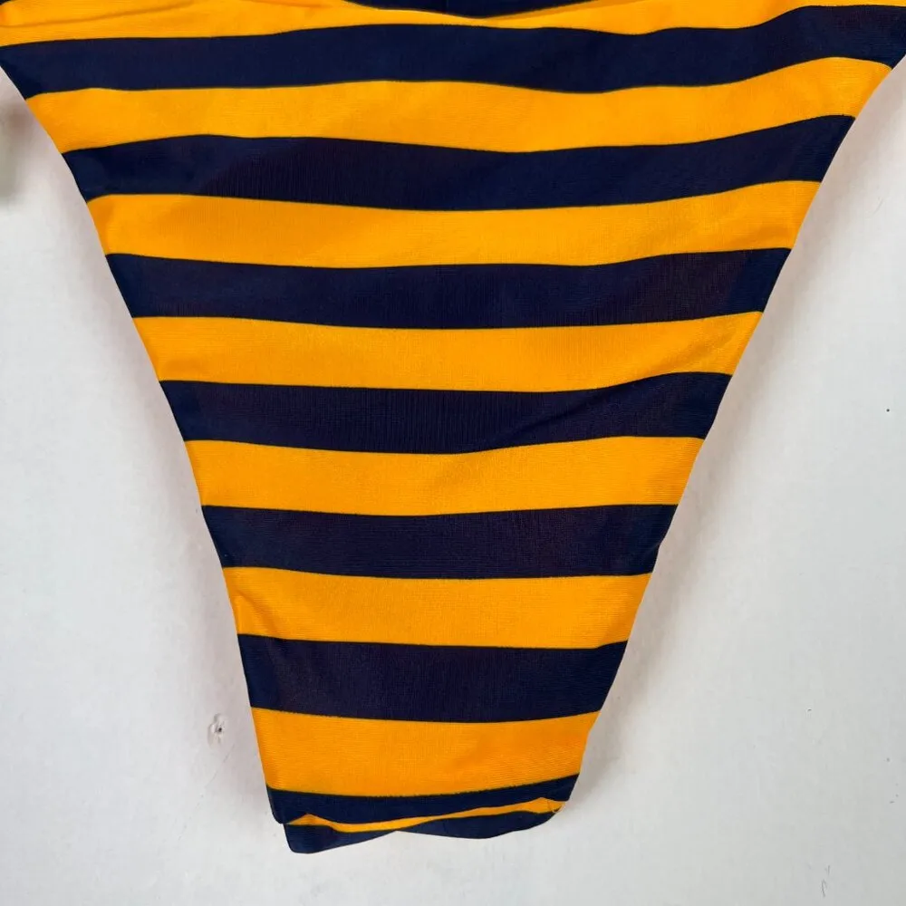 NWT Aerie Striped High Cut Cheeky Bikini Bottoms Swim Size Small S NEW - Image 10