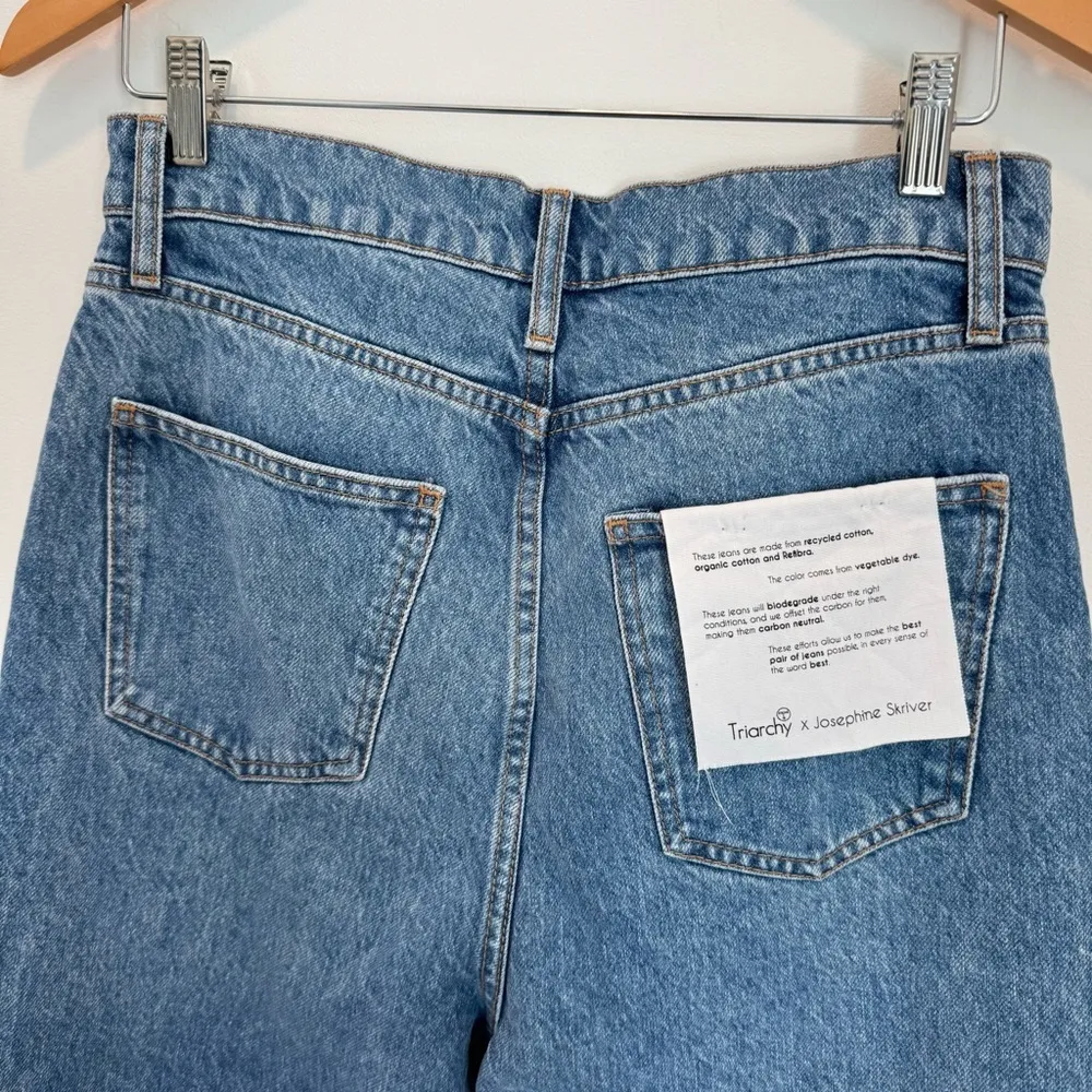 Triarchy x Josephine Skriver High Rise Loose Fit Distressed Jeans 29 - Image 6