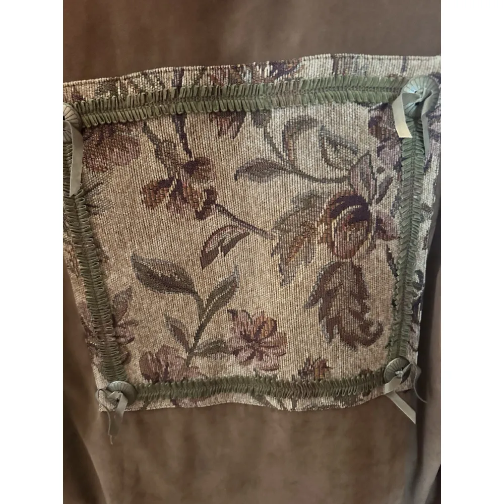 Susan Graver Vintage Womens Brown Full Zip Flap Pocket Faux Suede Western Jacket - Image 13