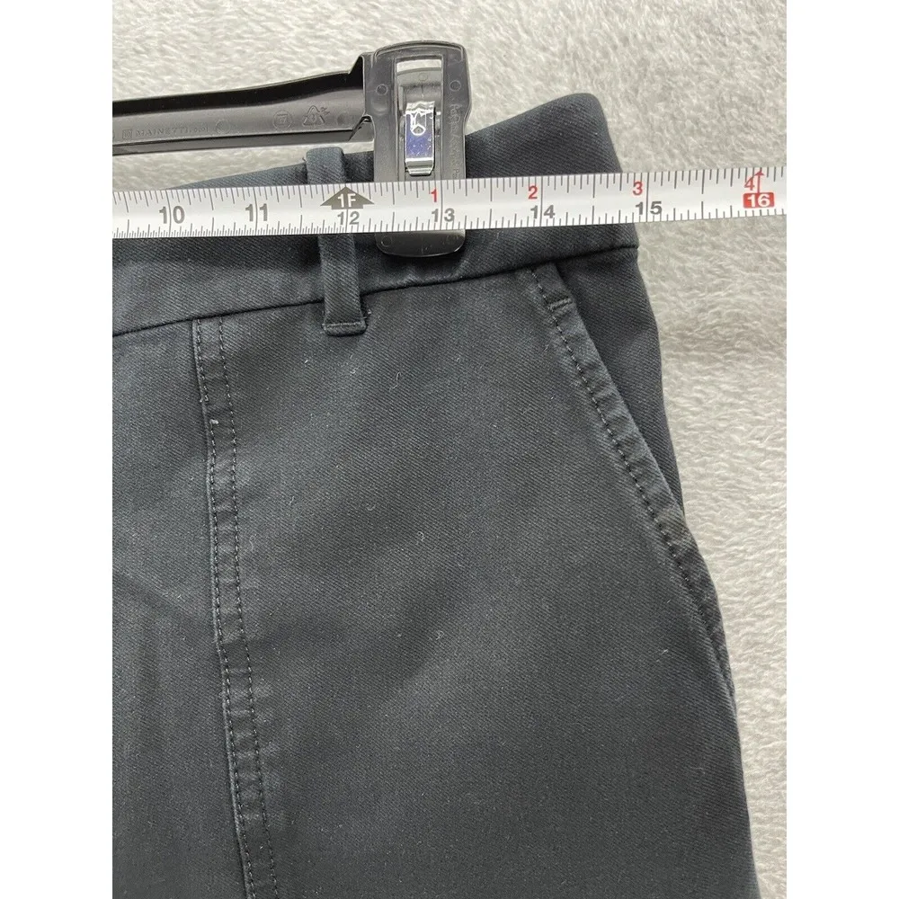 Ann Taylor Women's Shorts Solid Black Chino Size 4 Slash Pocket Cotton Blend - Image 7