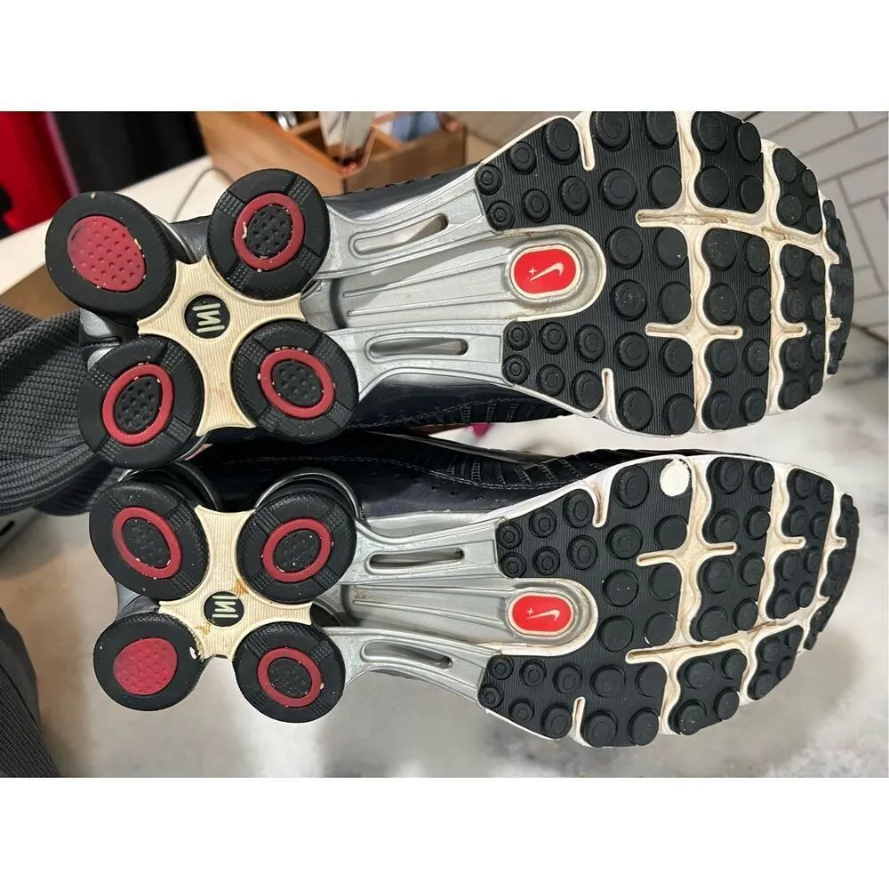 VINTAGE 2008 WOMENS NIKE AIR SHOX EXPERIENCE SHOES 318685-001 SIZE 9 BLACK - Image 7