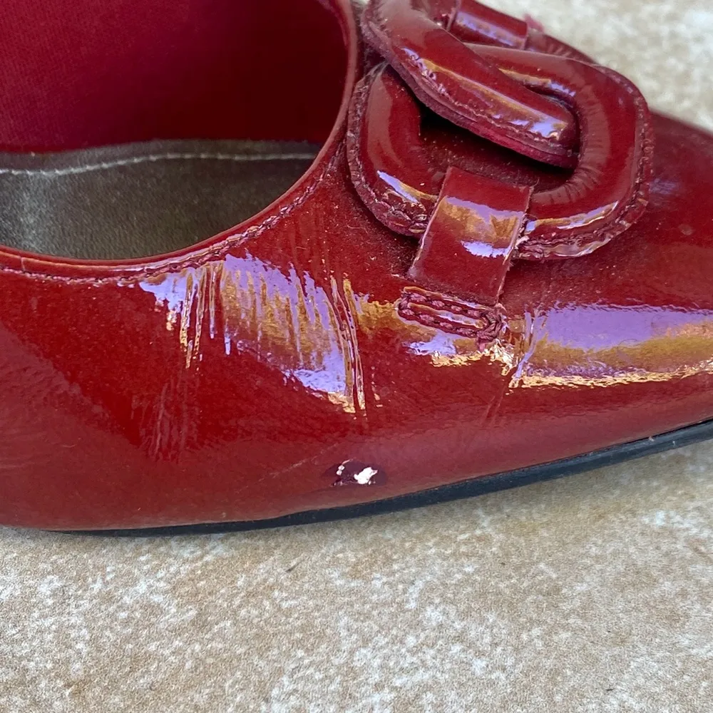 East 5th Red Slip on Heels - Image 3