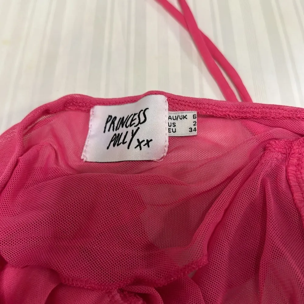 Princess Polly Tie neck top. - Image 3