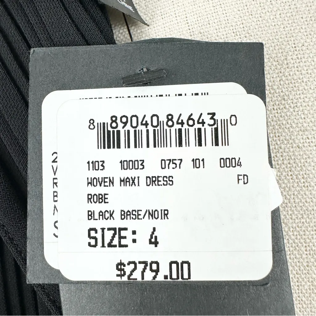 Club Monaco Pleated Dress Black Size 4 NWT - Image 13