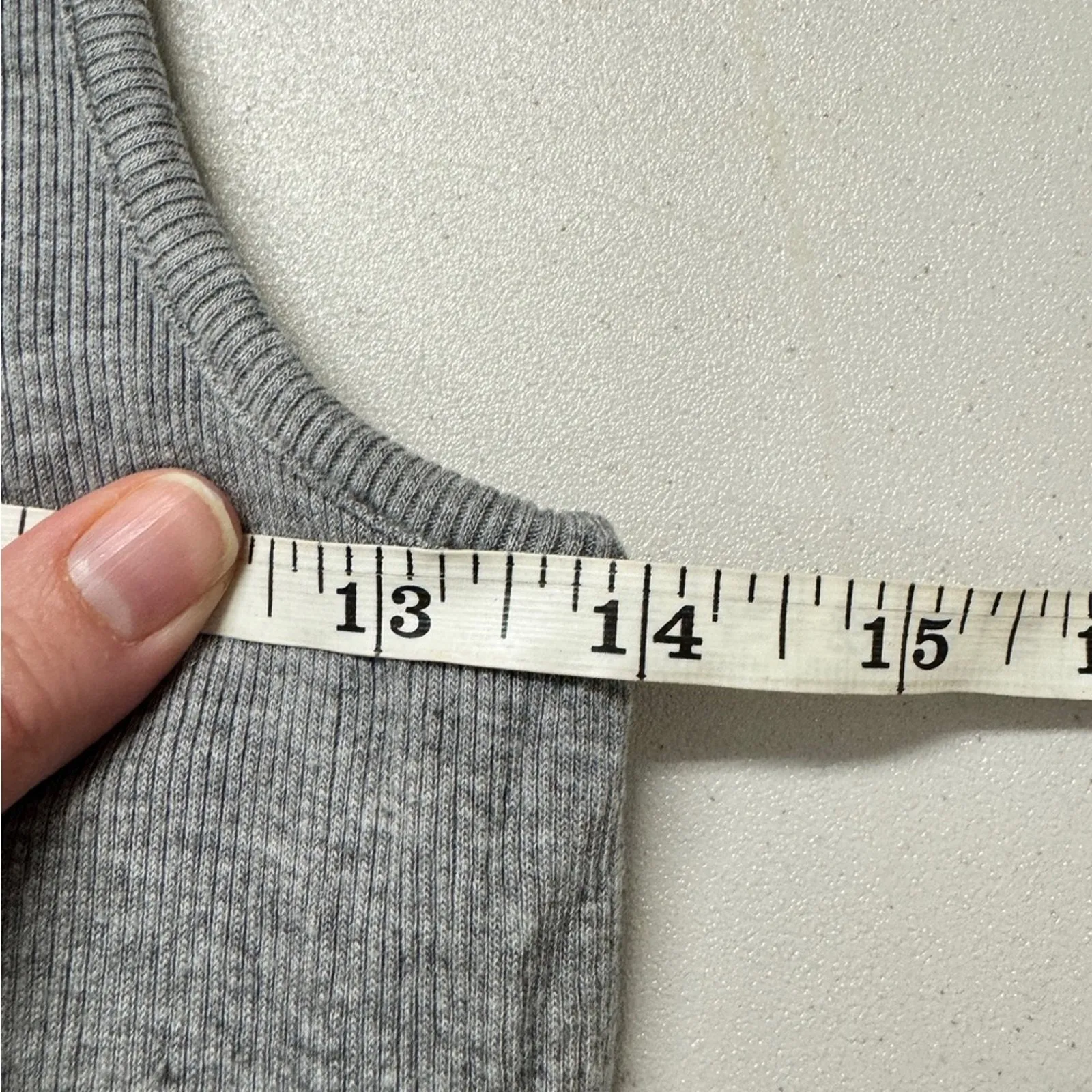 Quince Grey Sleeveless Midi Dress Womens M Bodycon Quiet Luxury Minimalist - Image 11