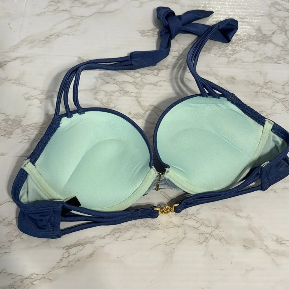 Victoria’s Secret bombshell push-up swim bikini top with bottom size 34A - Image 5