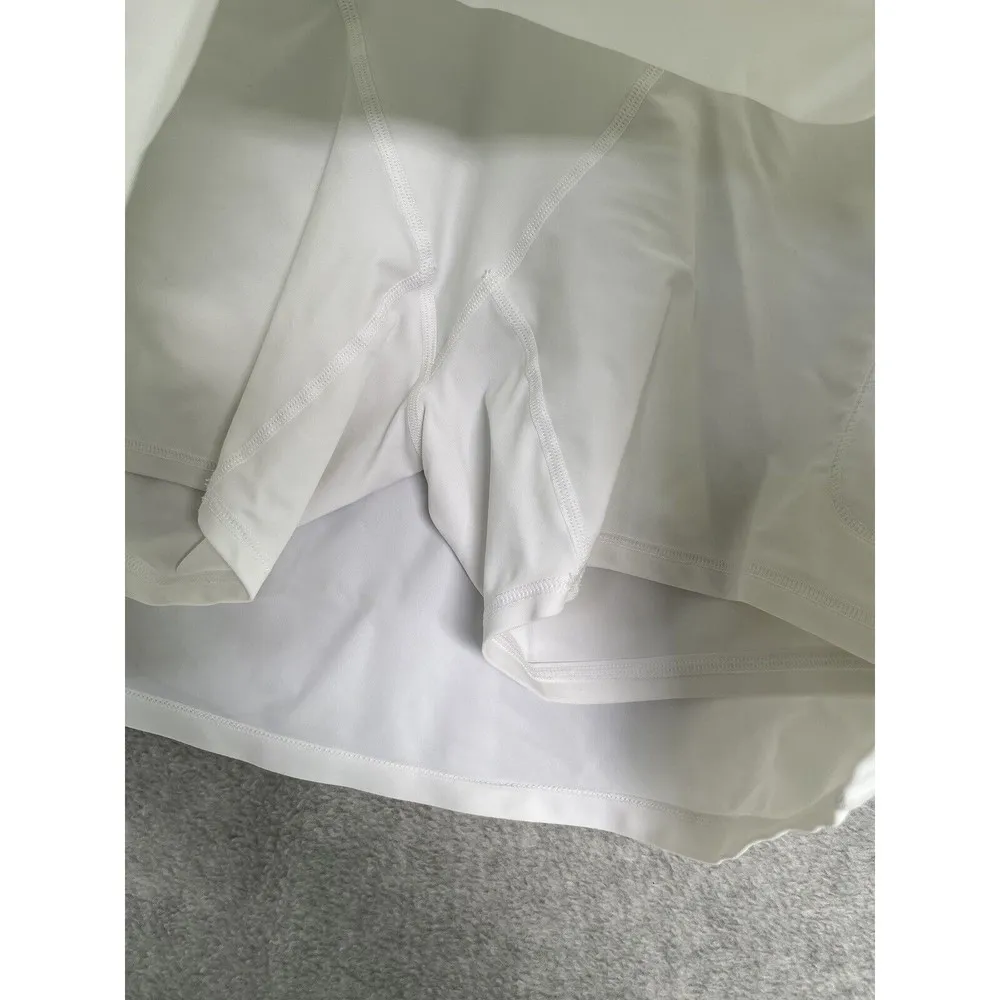 UBESTYLE Women's Skorts Solid White Size Large UPF 50+ Performance Athletic Skir - Image 8