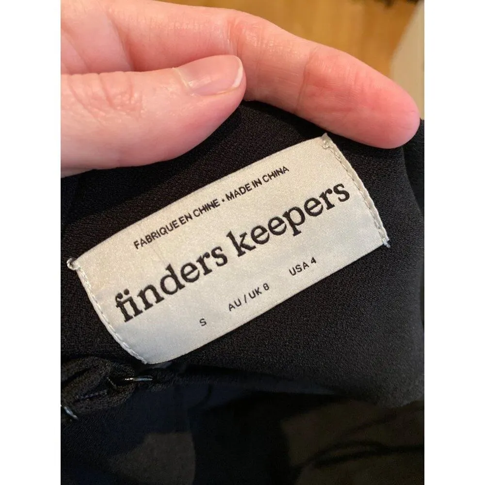 Finders Keepers Sleeveless Mini Dress in Black - Image 6