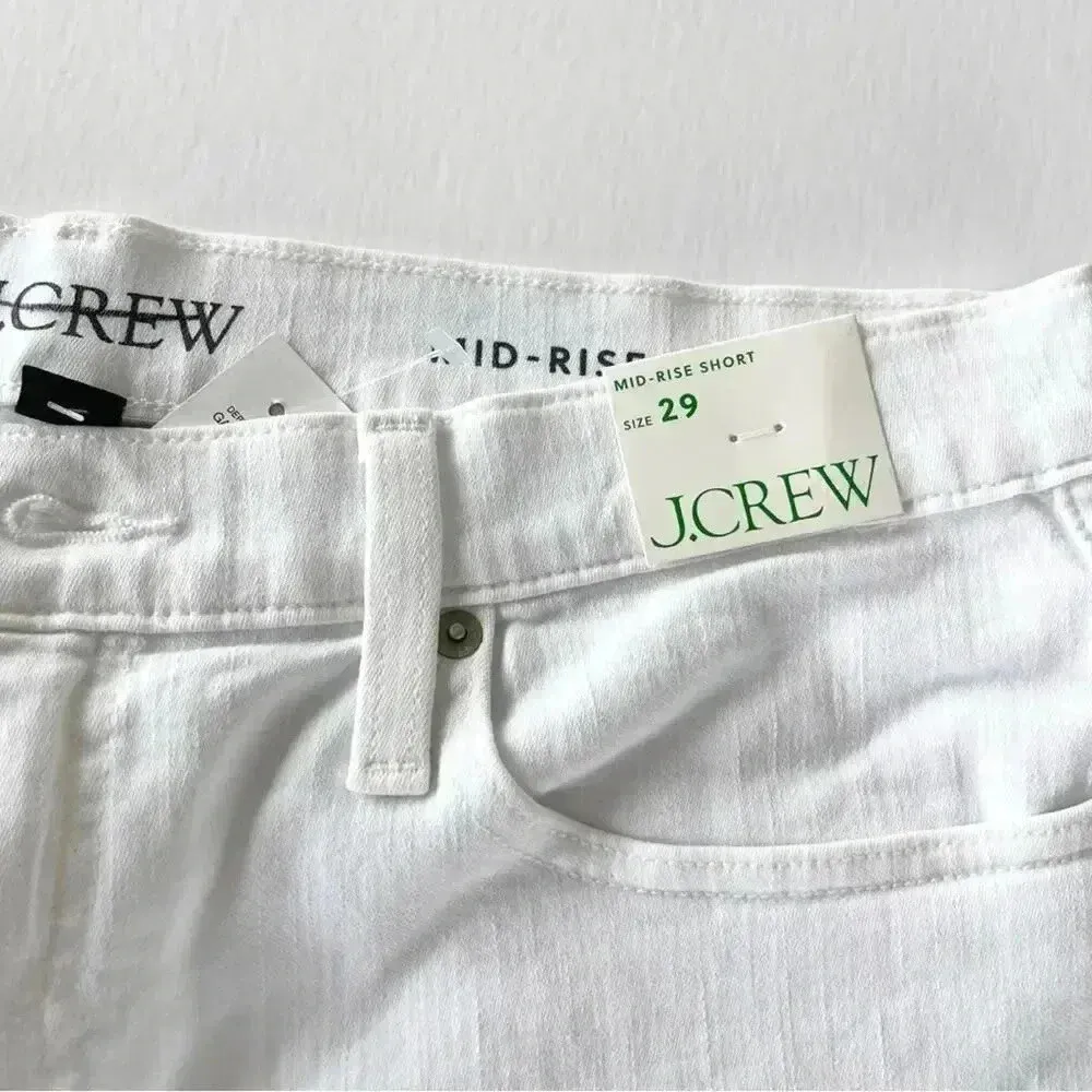 J Crew Denim Short in White Size 29 NWT - Image 7