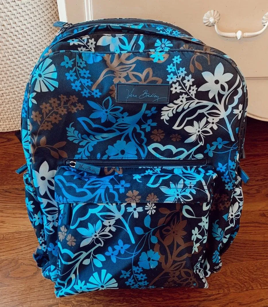 Vera Bradley Java Floral Grande Laptop Backpack - Image 3