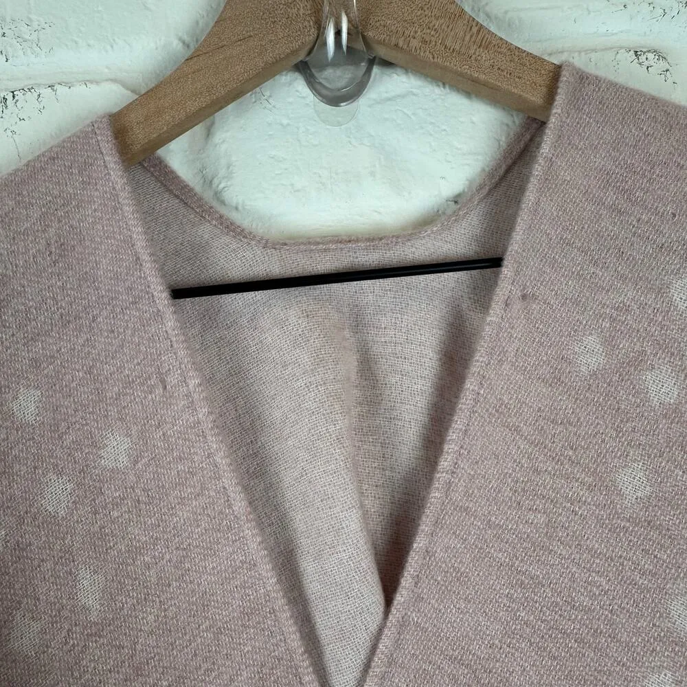 Gentle Fawn Hermosa Cardigan Fringe Shawl Wrap Pink Soft Feel Layering Size XS/S - Image 6