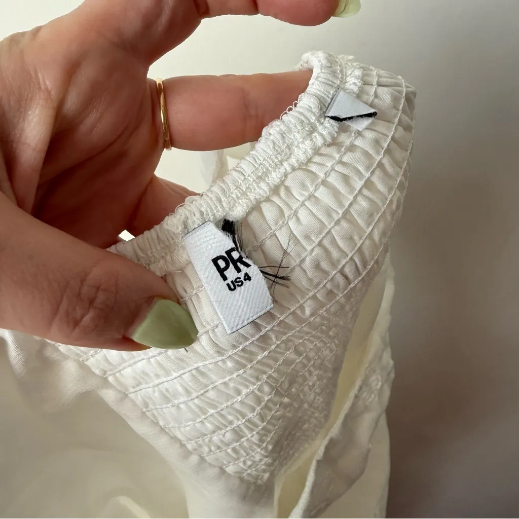 Princess Polly You Can White Floral Embroidered Mini Dress 4 NWT - Image 11