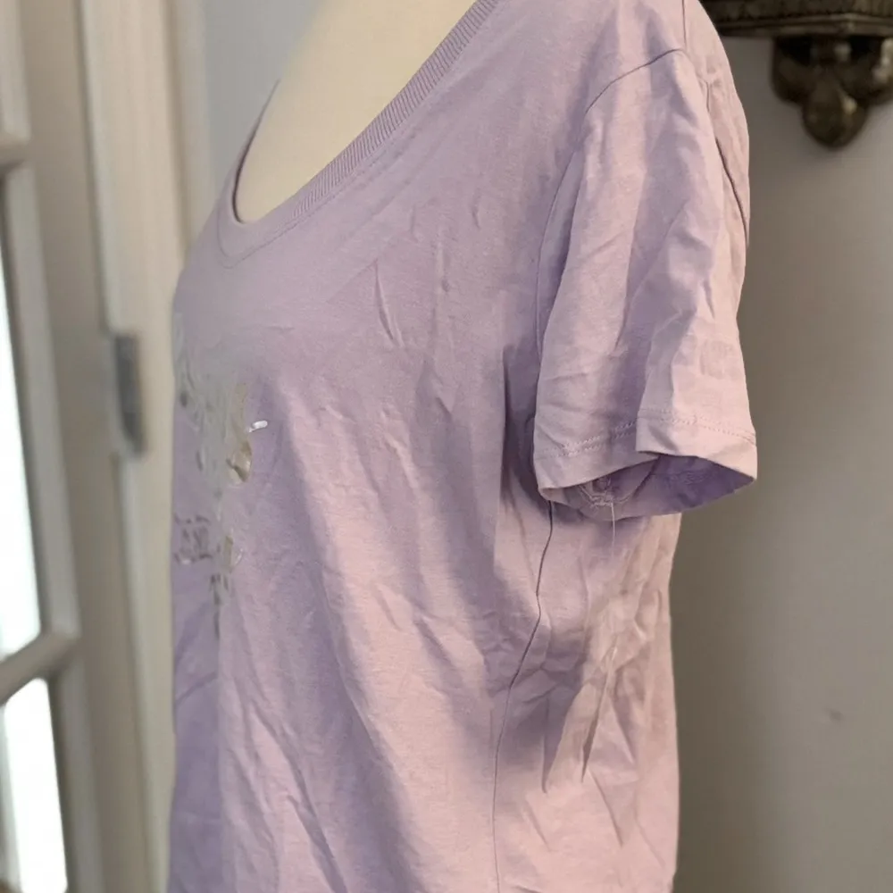 Simple Pleasures Lavender Pajama Top Purple Size M - Image 3