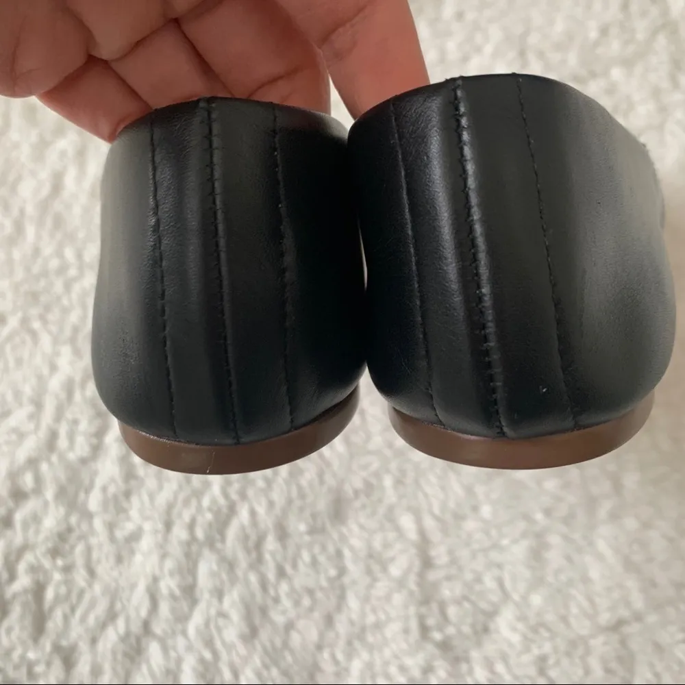 Botkier Britt Black & White Printed Textured Mixed flats size 5 NEW - Image 5